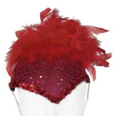 Cappello Caschetto con Piume | Damas Italia