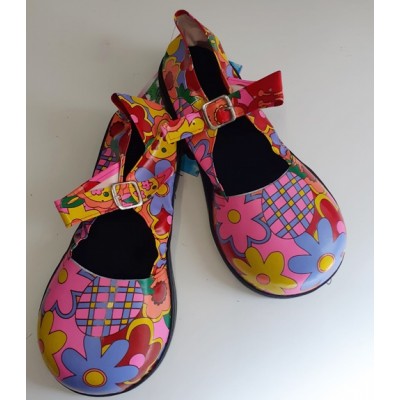 Scarpe Clown suola di Gomma Fantasia - Damas Italia