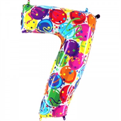 Palloncino Numero Foil Mylard 100 cm/ 40" | Damas Italia