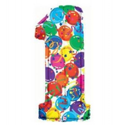 Palloncino Numero Foil Mylard 100 cm/ 40" | Damas Italia