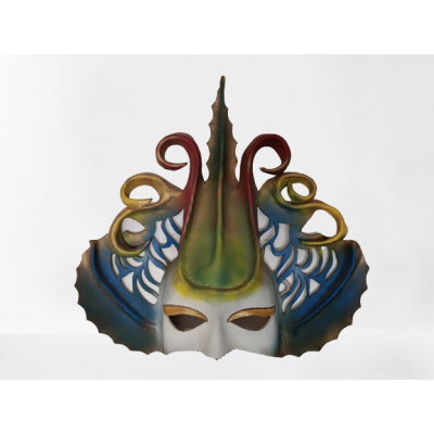 Maschera Cuoio Artigianale Grande | Damas Italia