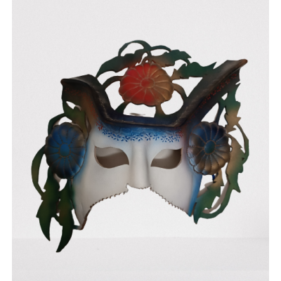 Maschera Cuoio Artigianale Grande | Damas Italia