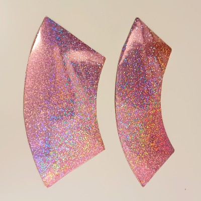Decorazioni adesive glitter e metallizzate per clave