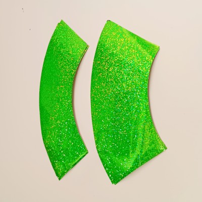 Decorazioni adesive glitter e metallizzate per clave