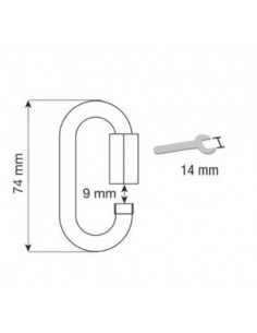 Moschettone Maglia Rapida 10 mm | Damas Italia