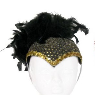 Cappello Caschetto con Piume | Damas Italia