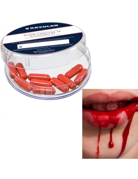 Sangue Finto Kryolan - Capsule per sangue dalla Bocca (K4046)