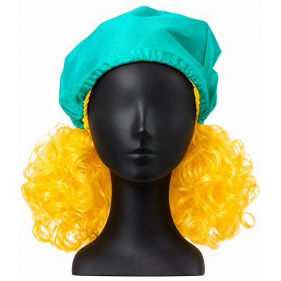 Bandana con Parrucca riccia - Damas Italia