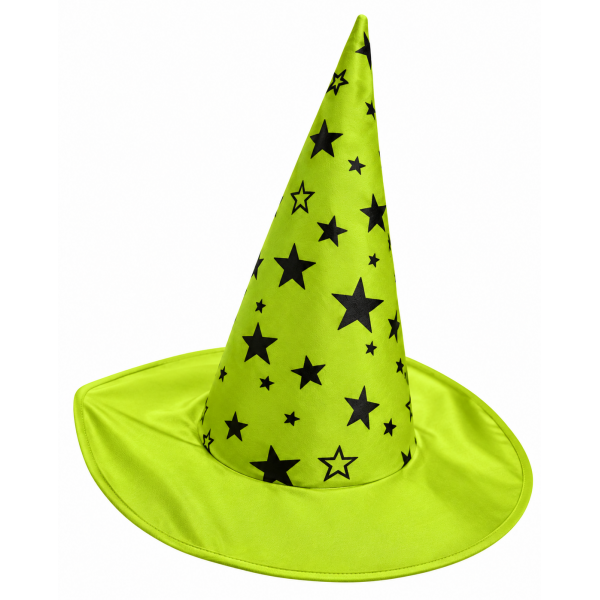 copia di CAPPELLI STREGA FLUO CON STELLINE