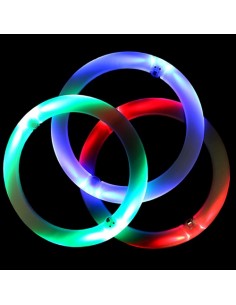 Anello Cerchio di Giocoleria Luminoso a Led - Set da 3