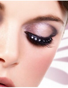Ciglia Capelli naturali con Strass Kryolan - Damas Italia