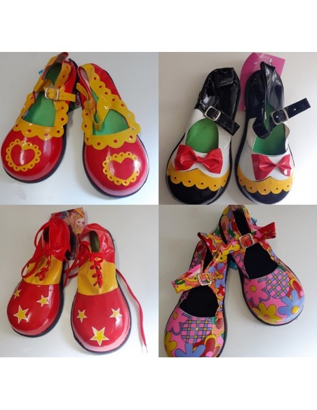 Scarpe Clown suola di Gomma Fantasia