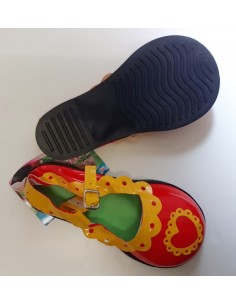 Scarpe Clown suola di Gomma Fantasia - Damas Italia
