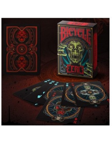 Carte Bicycle Eerie Rosso