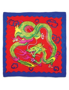 Foulard Magia Sitta Dragon Silk 90x90 Rosso | Damas Italia