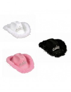 Cappello Cowboy Donna con Piume | Damas Italia