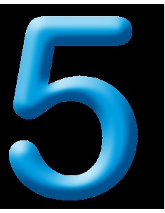 Palloncino Numero PVC 35 cm / 14" | Damas Italia