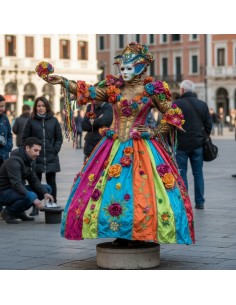 Maschera Cuoio Artigianale Grande | Damas Italia