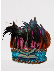 Cappello Fascia con Piume Indio | Damas Italia