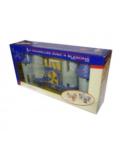 Miniature - Torrette blu con blasoni | Damas Italia