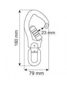 Moschettone Autobloccante con Swivel - Damas Italia