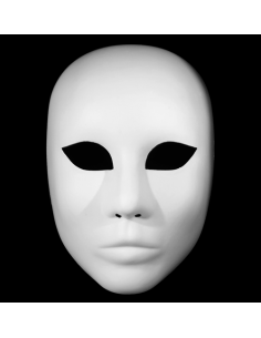 Maschera Teatrale Bianca per Mimo | Damas Italia