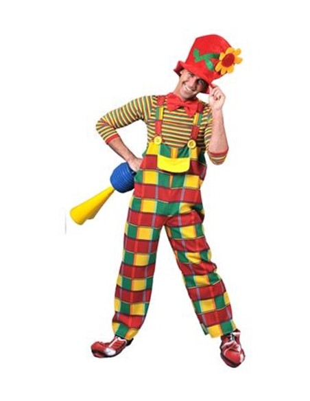 Salopette Clown a quadri