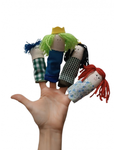Teatrino in Legno Piccolo + burattini - Damas Italia