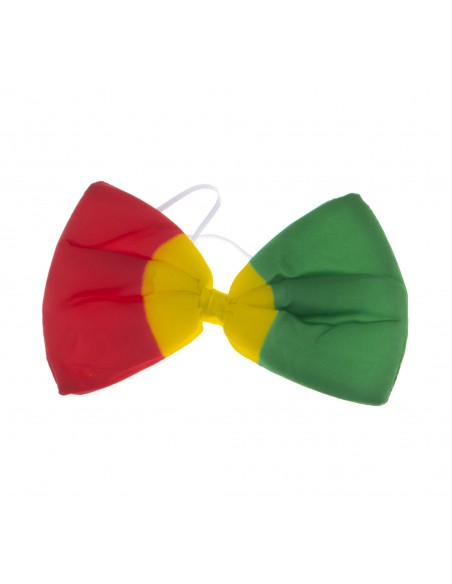 Papillon Clown Giallo Rosso Verde
