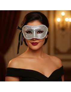 Maschera Elegante Pailettes | Damas Italia