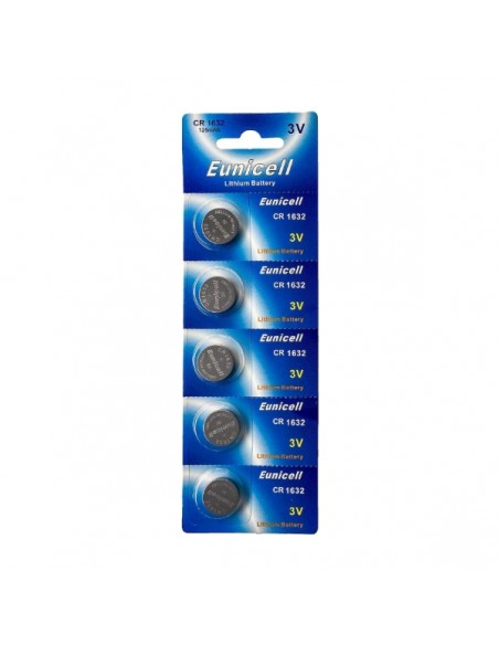 Blister 5 Batterie a Bottone CR 1632