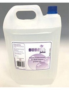 Sapone per Bolle Bubble Juice Pronto uso Tanica 5LT