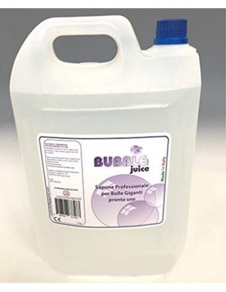 Sapone per Bolle Bubble Juice Pronto uso Tanica 5LT