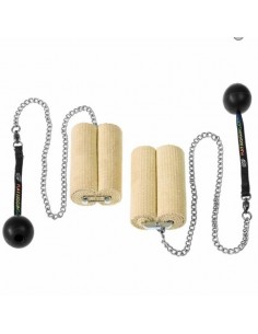 Fire Poi Catene di Fuoco Poseidon con Pomello - kevlar 50/70/100 cm - Damas Italia