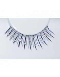 Ciglia nera con Perle Argento | Damas Italia