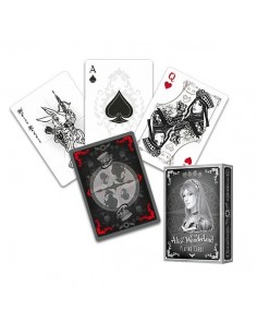 Mazzo Carte Alice of Wonderland Argento | Damas Italia
