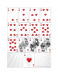 Mazzo Carte Alice of Wonderland Argento | Damas Italia