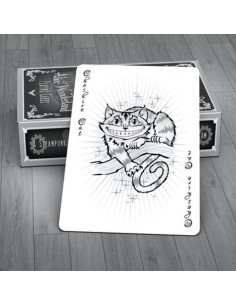 Mazzo Carte Alice of Wonderland Argento | Damas Italia