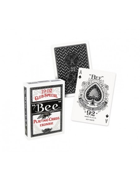 Carte Bee Erdnase 1902 Black Acorn