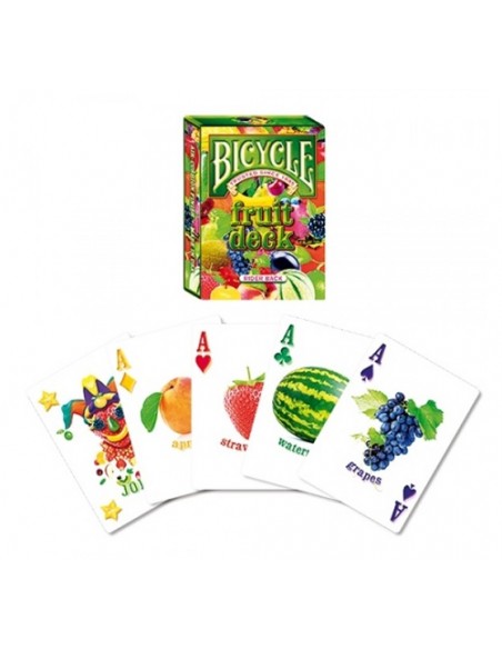 Carte Bicycle Fruit + 3 Carte truccate