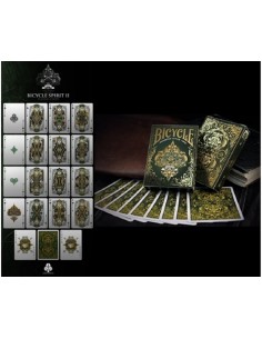 Carte Bicycle Spirit II Green | Damas Italia