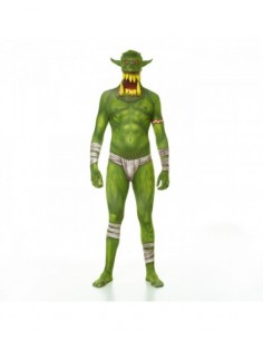 Morphsuit Monster Orco Verde Jaw Dropper | Damas Italia