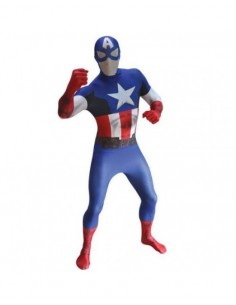 Morphsuit Marvel Captain America L | Damas Italia
