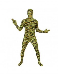 Morphsuit Commando Mimetico L | Damas Italia