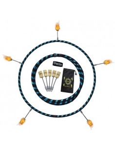 Hula Hoop Fuoco Pieghevole Deco- Fire Hoop 5 punte