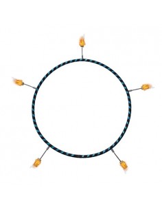 Hula Hoop Fuoco Pieghevole Deco- Fire Hoop 5 punte