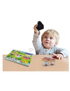Giocattoli- Puzzle in legno con suoni veicoli - Damas Italia