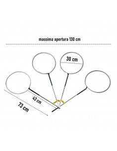 Ventaglio di Bolle da 30 cm | Damas Italia
