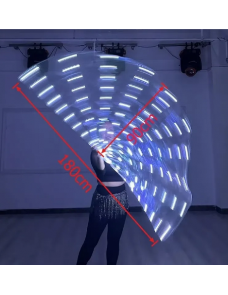 Bandiera Led Ricaricabile Bianca