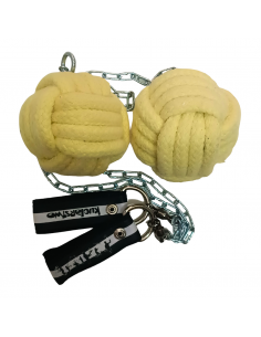 Fire Poi Monkey Fist Catene Fuoco Kuglar 80 mm